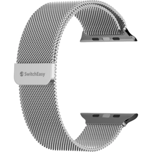 Kup Pásek SwitchEasy Mesh Apple Watch 4/5/6/7/SE/8/9/10 40/41/42mm stříbrný - SWE016SLV - {ean13} - Sklep Home Screen