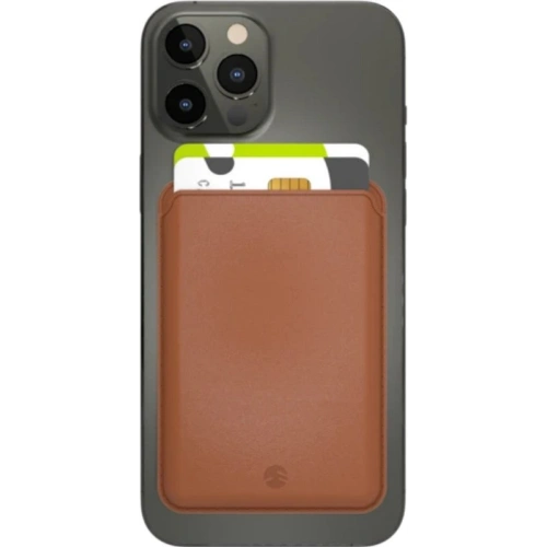 Kup Portofel SwitchEasy MagWallet pentru Apple iPhone seria 12/13, de culoare brună. - SWE010BR - {ean13} - Sklep Home Screen