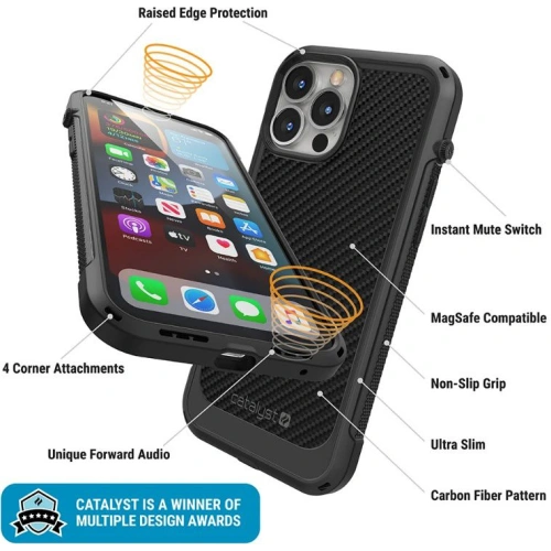 Kup Etui Catalyst Vibe Apple iPhone 13 Pro Max fekete - CAT082BLK - {ean13} - Sklep Home Screen