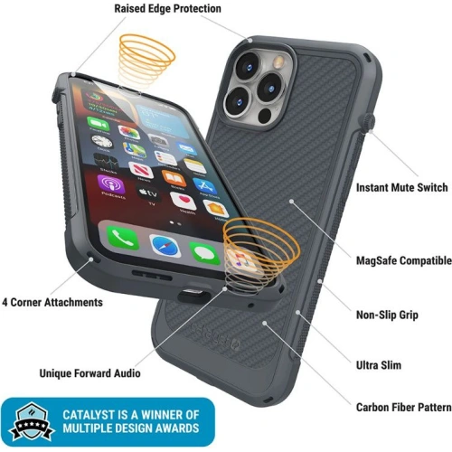 Kup Etui Catalyst Vibe pentru Apple iPhone 13 Pro Max, gri - CAT083GRY - {ean13} - Sklep Home Screen