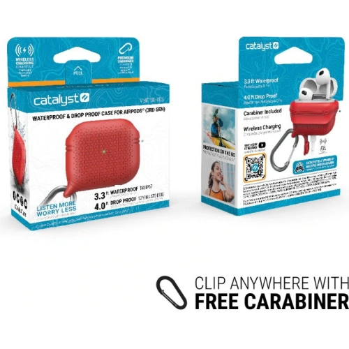 Kup Catalyst Waterproof Vibe tok Apple AirPods 3 piros - CAT106RED - {ean13} - Sklep Home Screen