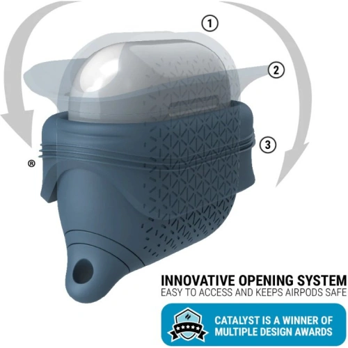 Kup Etui Catalyst Waterproof Vibe pentru Apple AirPods 3, de culoare albastră. - CAT107BLU - {ean13} - Sklep Home Screen