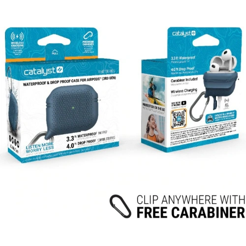 Kup Etui Catalyst Waterproof Vibe Apple AirPods 3 niebieskie - CAT107BLU - {ean13} - Sklep Home Screen