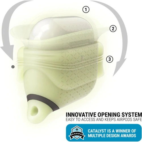 Kup Etui Catalyst Waterproof Vibe Apple AirPods3 világító sötétben - CAT108GLO - {ean13} - Sklep Home Screen