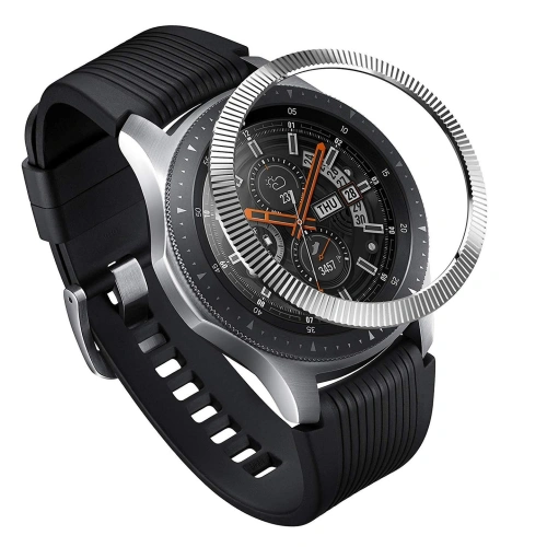 Kup Tachymeterabdeckung Ringke Samsung Galaxy Gear S3/Watch 46mm gestreiftes Edelstahl silber GW-46-12 - RGK895SSLV - {ean13} - Sklep Home Screen