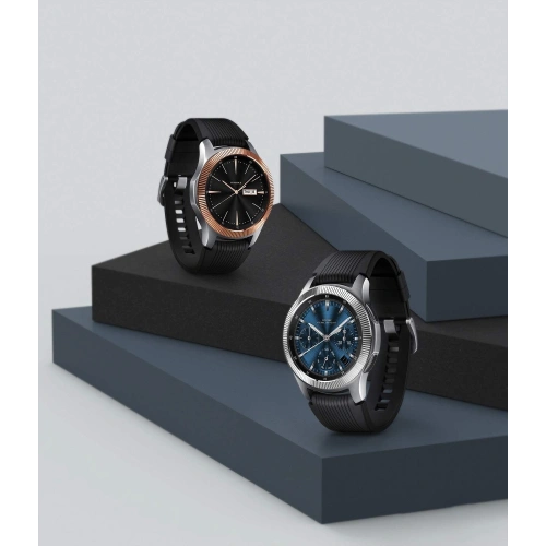 Kup Nakładka na tachymetr Ringke Samsung Galaxy Gear S3/Watch 46mm stal nierdzewna prążkowana srebrna GW-46-12 - RGK895SSLV - {ean13} - Sklep Home Screen