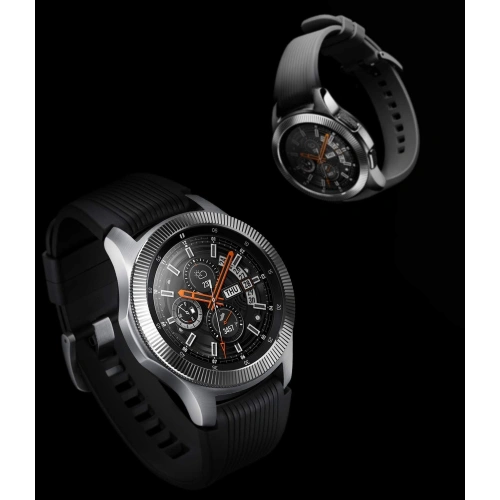 Kup Tachymeterabdeckung Ringke Samsung Galaxy Gear S3/Watch 46mm gestreiftes Edelstahl silber GW-46-12 - RGK895SSLV - {ean13} - Sklep Home Screen