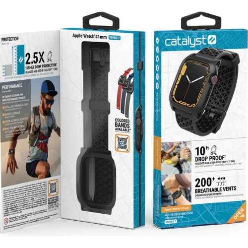 Kup Case Catalyst Active Defense Apple Watch 4/5/6/7/SE/8/9 40/41mm schwarz - CAT109BLK - {ean13} - Sklep Home Screen