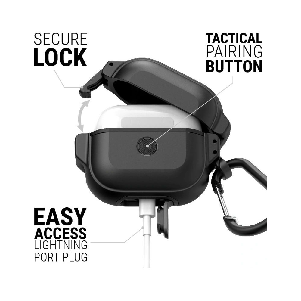 Etui Catalyst Total Protection Apple AirPods 3 czarne