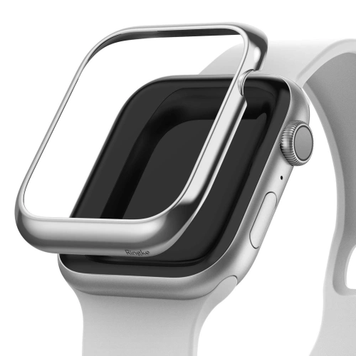 Kup Überzug Ringke Bezel Styling Apple Watch 4/5/6/7/8/9/SE 44/45mm Edelstahl Glänzend Silber AW4-44-01 - RGK897GSLV - {ean13} - Sklep Home Screen