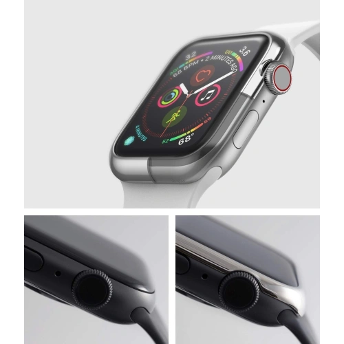 Kup Nakładka Ringke Bezel Styling Apple Watch 4/5/6/7/8/9/SE 44/45mm stal nierdzewna Glossy Silver AW4-44-01 - RGK897GSLV - {ean13} - Sklep Home Screen