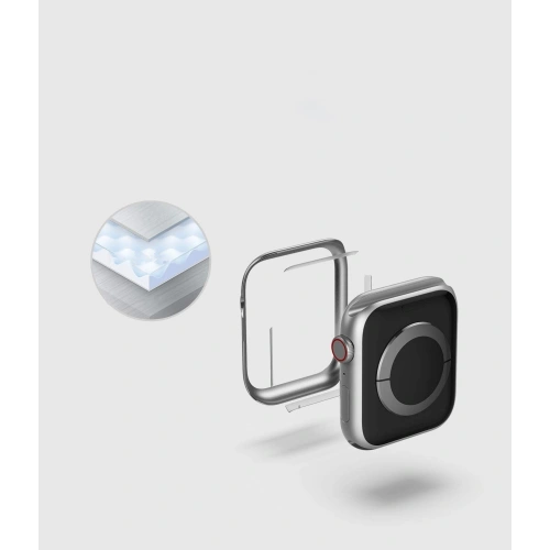 Kup Nakładka Ringke Bezel Styling Apple Watch 4/5/6/7/8/9/SE 44/45mm stal nierdzewna Glossy Silver AW4-44-01 - RGK897GSLV - {ean13} - Sklep Home Screen