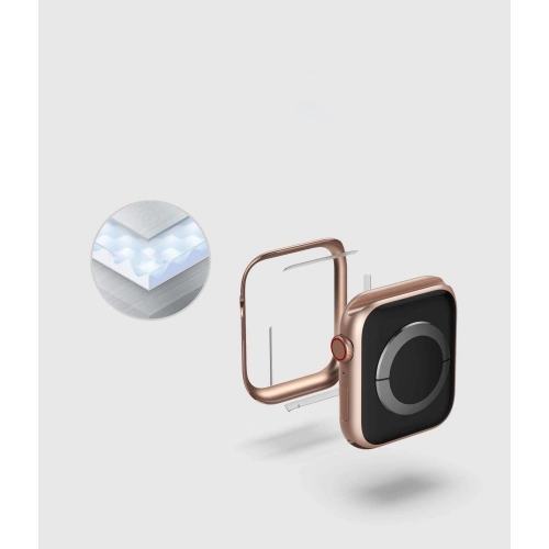 Kup Nakładka Ringke Bezel Styling Apple Watch 4/5/6/7/8/9/SE 44/45mm stal nierdzewna Glossy Pink Gold AW4-44-02 - RGK898GPNK - {ean13} - Sklep Home Screen