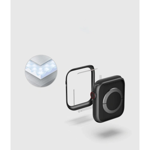 Kup Nakładka Ringke Bezel Styling Apple Watch 4/5/6/7/8/9/SE 44/45mm stal nierdzewna Glossy Black AW4-44-03 - RGK899GBLK - {ean13} - Sklep Home Screen