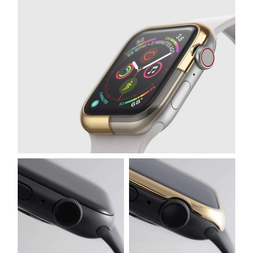 Kup Nakládka Ringke Bezel Styling Apple Watch 4/5/6/7/8/9/SE 44/45mm rozsdamentes acél Fényes Arany AW4-44-05 - RGK900GGLD - {ean13} - Sklep Home Screen