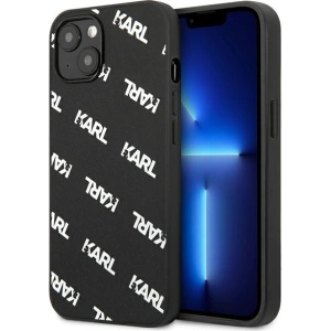 Kup Etui Karl Lagerfeld KLHCP13SPULMBK3 Apple iPhone 13 mini hardcase negru/black Allover - KLD947BLK - {ean13} - Sklep Home Screen