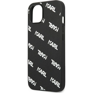 Kup Case Karl Lagerfeld KLHCP13SPULMBK3 Apple iPhone 13 mini Hartschale schwarz/black Allover - KLD947BLK - {ean13} - Sklep Home Screen