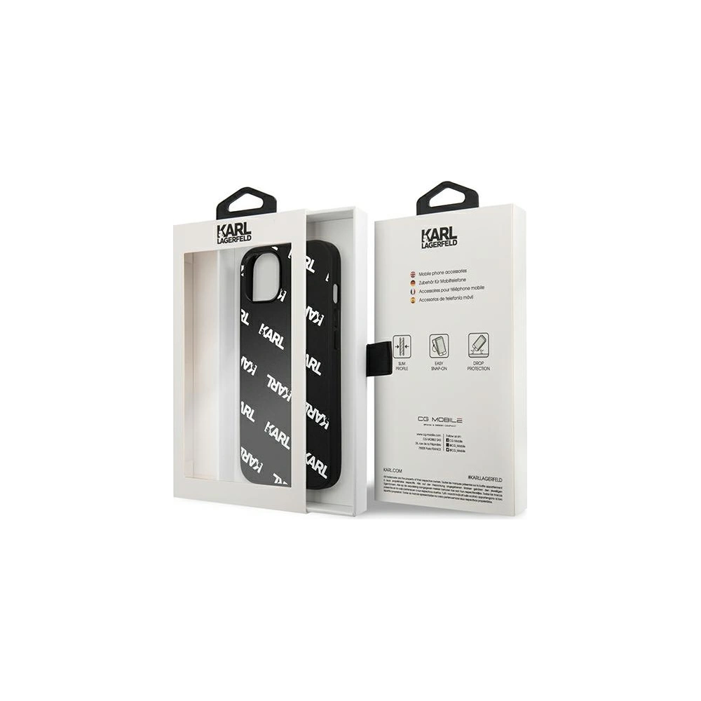 Etui Karl Lagerfeld KLHCP13SPULMBK3 Apple iPhone 13 mini hardcase czarny/black Allover