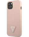 Kup Case Guess GUHCP13SPSATLP Apple iPhone 13 mini rosa/pink Hardcase Saffiano Triangle Logo - GUE1816PNK - {ean13} - Sklep Home Screen