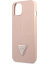 Kup Case Guess GUHCP13SPSATLP Apple iPhone 13 mini rosa/pink Hardcase Saffiano Triangle Logo - GUE1816PNK - {ean13} - Sklep Home Screen