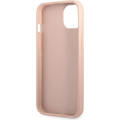 Buy Guess GUHCP13SPSATLP Apple iPhone 13 mini pink hardcase Saffiano Triangle Logo - GUE1816PNK - {ean13} - Home Screen Store Europe