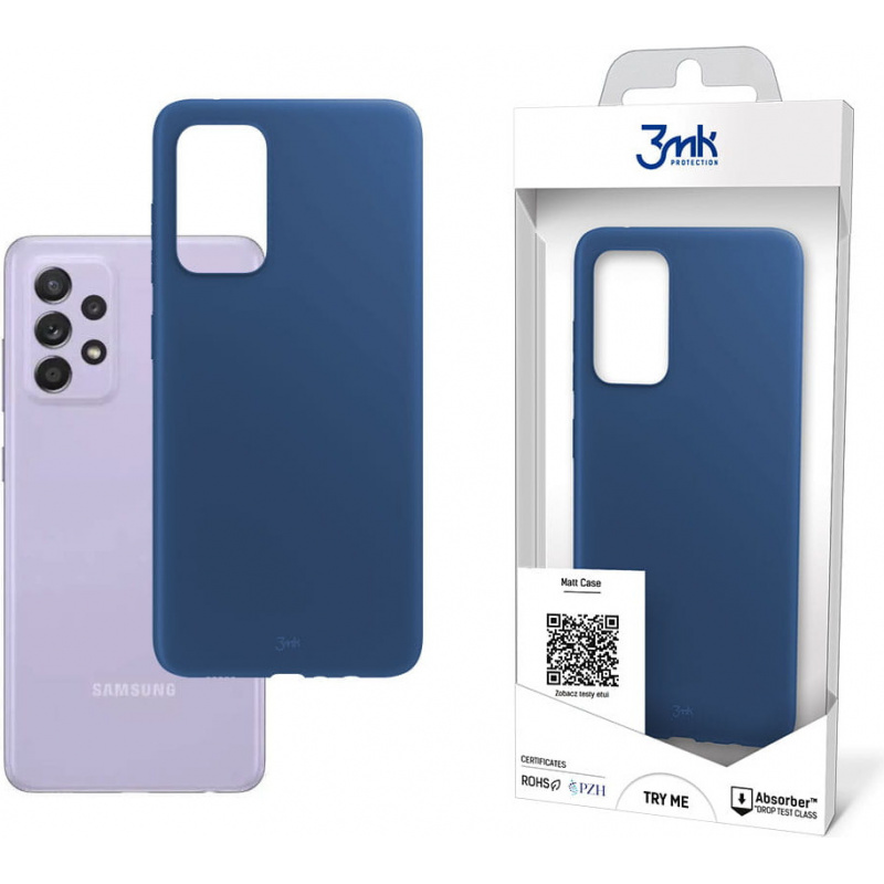 Etui 3MK Matt Case Samsung Galaxy A525/A52 LTE/5G jagoda/blueberry