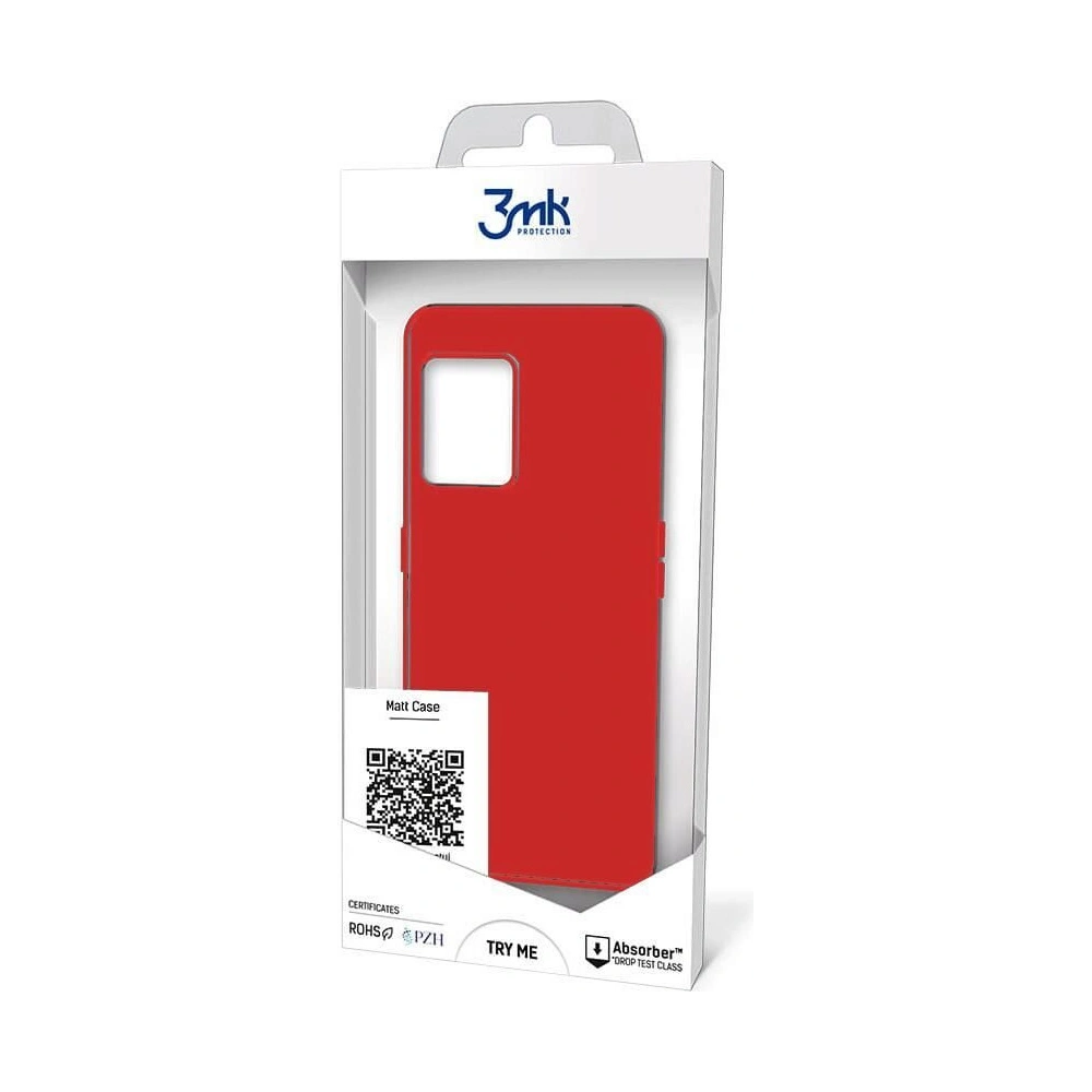 Etui 3MK Matt Case Realme 9 Pro+ truskawka/strawberry
