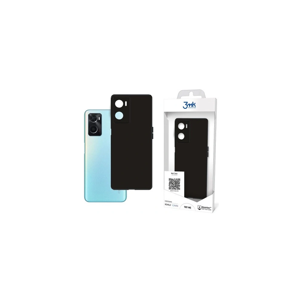 Etui 3MK Matt Case Oppo A36 czarny/black