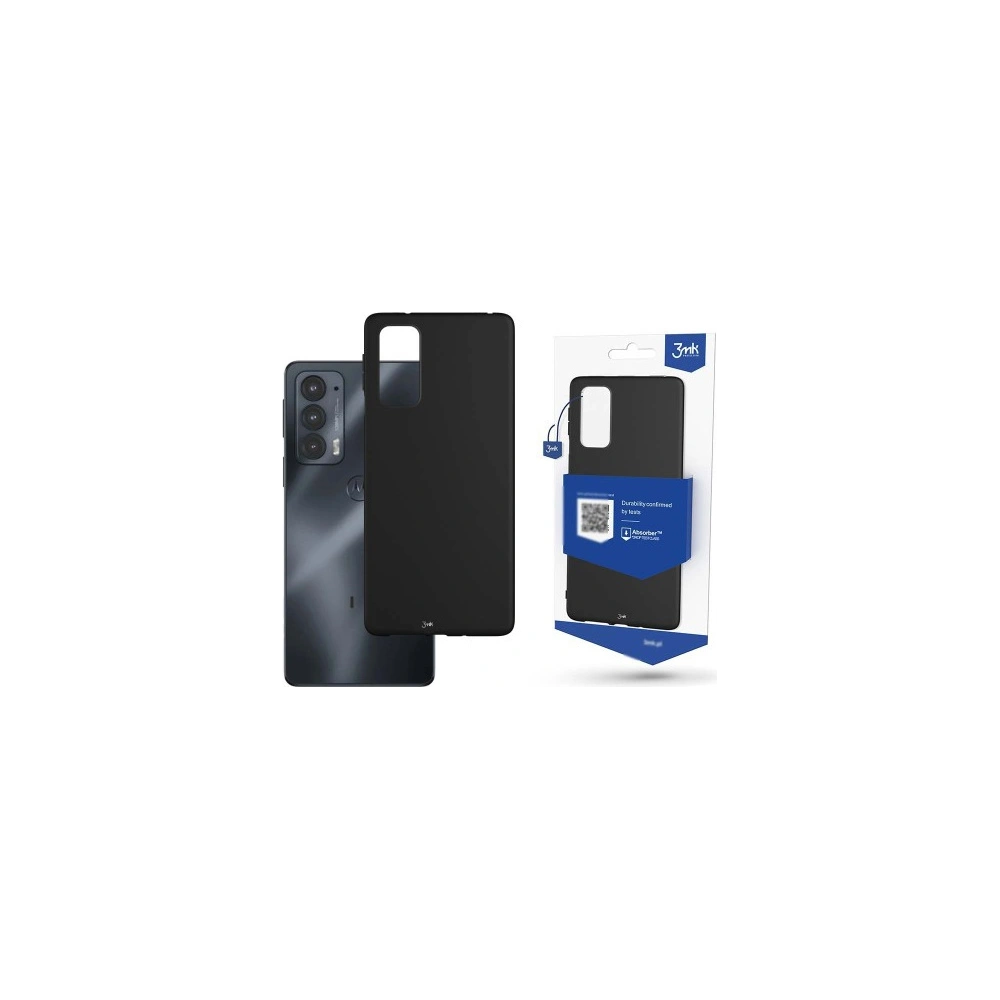 Etui 3MK Matt Case Motorola Edge 20 czarny/black