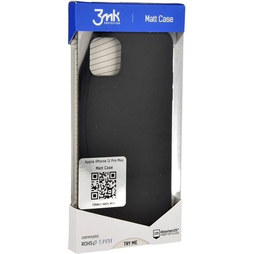 Kup Etui 3MK Matt Case Apple iPhone 11 Pro Max černý/black - 3MK3575BLK - {ean13} - Sklep Home Screen