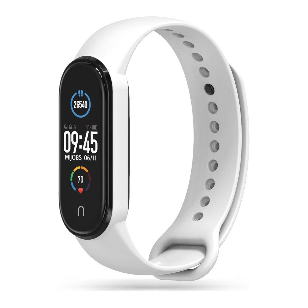 Pasek Tech-Protect Iconband Xiaomi Mi Band 5/6/6 NFC/7 White