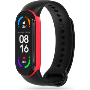 Kup Pasek Tech-Protect Iconband Xiaomi Mi Band 5/6/6 NFC/7 Negru Roșu - THP1083BLKRED - {ean13} - Sklep Home Screen