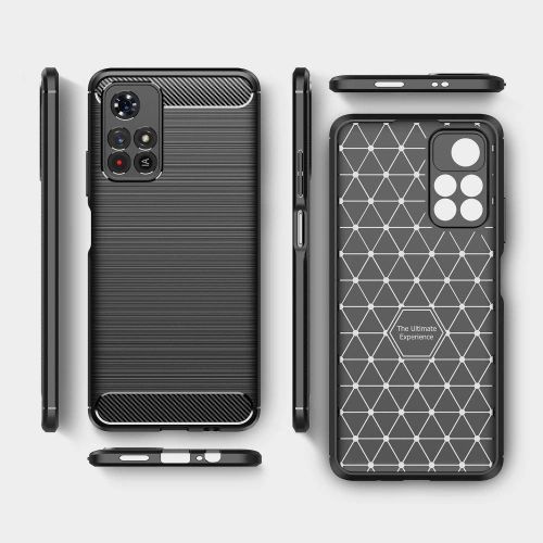 Buy Tech-Protect TPUCarbon Redmi Note 11S 5G/POCO M4 Pro 5G Black - THP1092BLK - {ean13} - Home Screen Store Europe