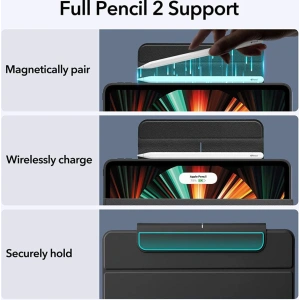 Etui ESR Rebound Hybrid Apple iPad Pro 12.9 2021 (5. generace) Černá