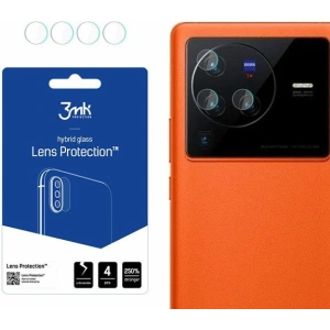 Szkło hybrydowe na obiektyw aparatu 3MK Lens Protection Vivo X80 Pro [4 PACK]