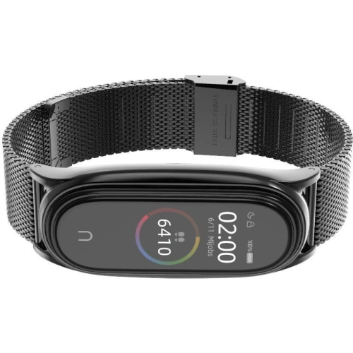 Kup Brățara Tech-Protect Milaneseband Xiaomi Mi Band 7 Neagră - THP1109BLK - {ean13} - Sklep Home Screen