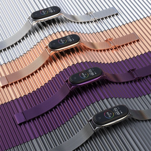 Kup Armbanduhr Tech-Protect Milaneseband Xiaomi Mi Band 7 Schwarz - THP1109BLK - {ean13} - Sklep Home Screen