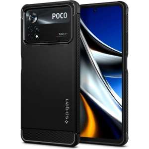 Kup Etui Spigen Rugged Armor POCO X4 Pro 5G Matná Černá - SPN2262BLK - {ean13} - Sklep Home Screen