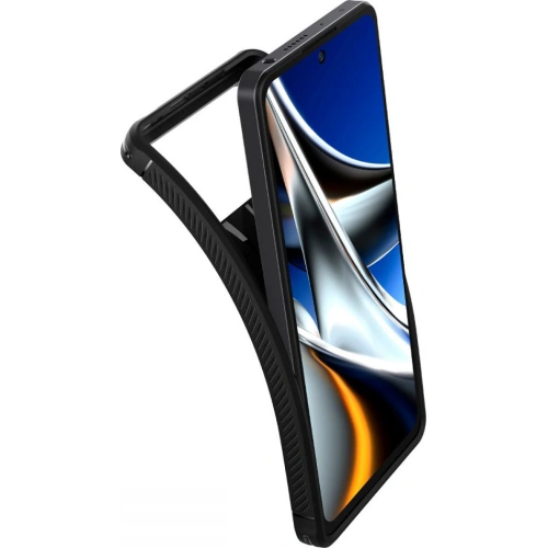 Kup Case Spigen Rugged Armor POCO X4 Pro 5G Matt Schwarz - SPN2262BLK - {ean13} - Sklep Home Screen