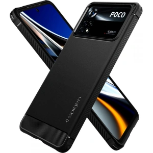 Buy Spigen Rugged Armor POCO X4 Pro 5G Matte Black - SPN2262BLK - {ean13} - Home Screen Store Europe