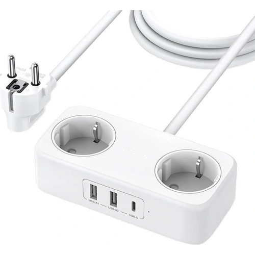 Kup UGREEN DigiNest 30W Netzladegerät, 2x USB, 1x USB-C (weiß) - UGR1231WHT - {ean13} - Sklep Home Screen