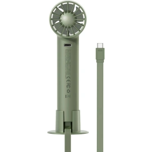 Kup Přenosný ruční ventilátor Baseus Flyer Turbine + kabel USB-C (zelený) - BSU3260GRN - {ean13} - Sklep Home Screen