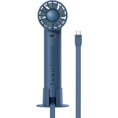 Kup Přenosný ruční ventilátor Baseus Flyer Turbine + USB-C kabel (modrý) - BSU3262BLU - {ean13} - Sklep Home Screen