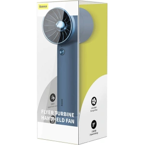 Kup Přenosný ruční ventilátor Baseus Flyer Turbine + USB-C kabel (modrý) - BSU3262BLU - {ean13} - Sklep Home Screen