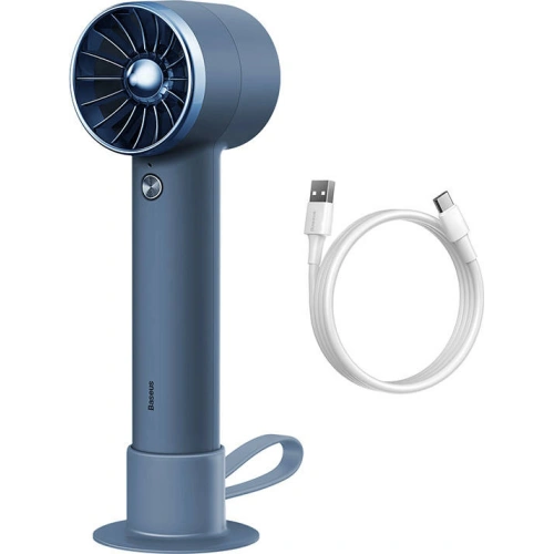 Kup Přenosný ruční ventilátor Baseus Flyer Turbine + USB-C kabel (modrý) - BSU3262BLU - {ean13} - Sklep Home Screen