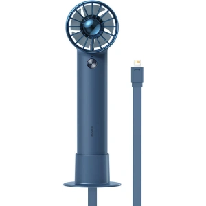 Kup Přenosný ruční ventilátor Baseus Flyer Turbine + Lightning kabel (modrý) - BSU3265BLU - {ean13} - Sklep Home Screen