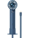 Hordozható kézi ventilátor Baseus Flyer Turbine + Lightning kábel (kék)