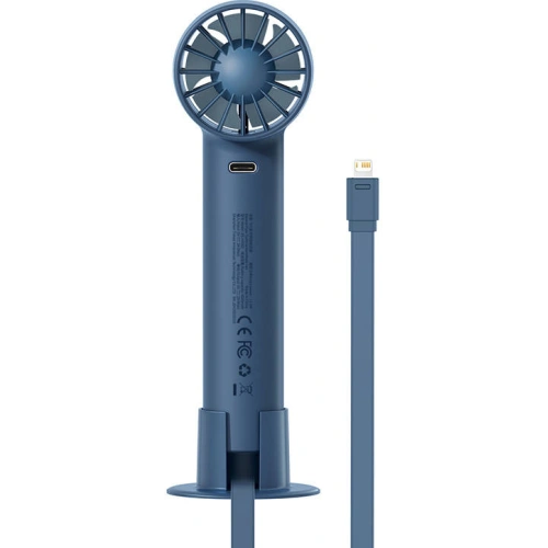Kup Tragbarer Handventilator Baseus Flyer Turbine + Lightning-Kabel (blau) - BSU3265BLU - {ean13} - Sklep Home Screen