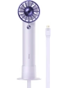 Tragbarer Handventilator Baseus Flyer Turbine + Lightning-Kabel (lila)