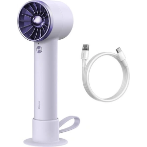 Kup Tragbarer Handventilator Baseus Flyer Turbine + Lightning-Kabel (lila) - BSU3266PRP - {ean13} - Sklep Home Screen